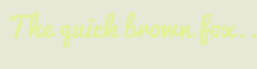 Image with Font Color E2F29A and Background Color E7E8D5